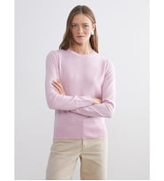 LCW Comfort Pembe Bisiklet Yaka Kadın Triko Kazak