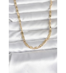 CM 14K Gold Renk Lazer Model 45 cm Kadın Kolye (Karışık)