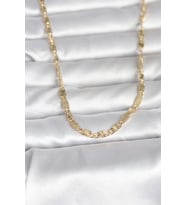 CM 14K Gold Renk Lazer Model 45 cm Kadın Kolye (Karışık)