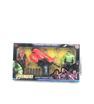 Avengers Hulk, Spiderman Figür Ve Spiderman Tabanca Kutulu Set - Tuka