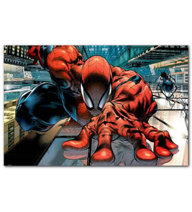 Cakatabloo Spider Man Gökdelen Tırmanışı MDF Tablo