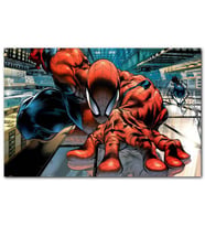 Cakatabloo Spider Man Gökdelen Tırmanışı MDF Tablo