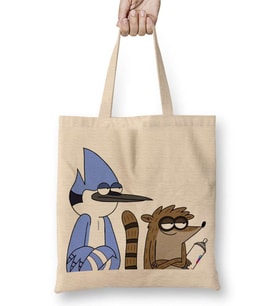 Regular Show 03 Bez Çanta Uzun Saplı