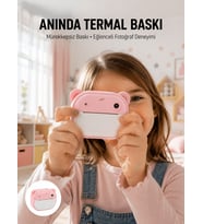 Termal Baskılı HD Şipşak Kamera 24MP Çift Lensli 32GB Hafızalı