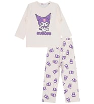 Kuromi 2-5 Yaş Pijama Takımı - Ekru