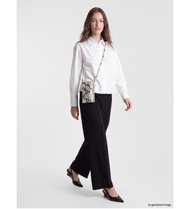 LCW Modest Siyah Regular Fit Kadın Pantolon