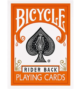 Bicycle Standard Endeks Turuncu Oyun Kartları