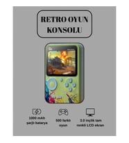 Mey İthalat® G5 Game Box Retro Mini Oyun Konsolu – 500 Dahili Oyun
