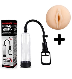 Pretty Love Vakum Penis Pompa + Vajina Başlık