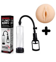 Pretty Love Vakum Penis Pompa + Vajina Başlık