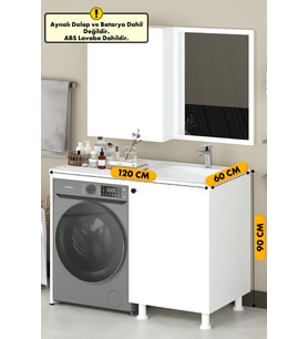 DUNE LAVABOLU BANYO DOLABI