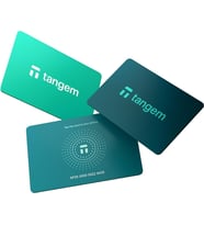 Tangem Wallet Kripto Para Cüzdanı (Nfc-Soğuk Cüzdan)(3'lü Kart) Electra Sea