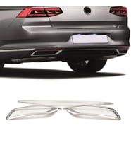 Vw Passat B8.5 Difüzör Krom Egzoz Çıtası 3 Parça 2019 Sonrası