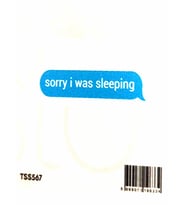 The Sticker Story Sorry İ Was Sleeping Tss0567 Kişileştirme Stickerı - 2 adet