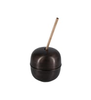 Turna Bakır Apple Cocktaıl Pipetli Düz 250 Ml Oksit Turna0485-3