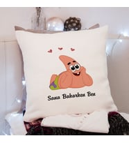 Sana Bakarken Ben (Peterick) Tasarımlı Yastık
