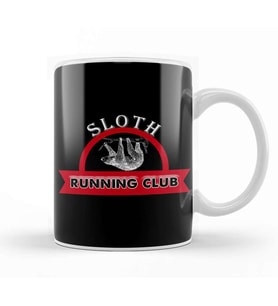 Adorable Sloth Running Club Sloth Lovers Team Kupa Bardak Porselen