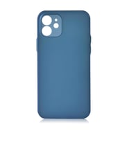 iPhone 12 Mini Kılıf Slims Mat ve Ultra İnce Kılıf (Saks)