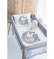%100 Delux Pamuk Isme Özel 70x120 Park Yatak Nevresim Takımı