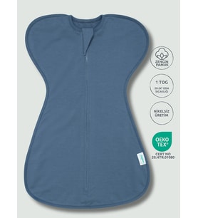 Kelebek Kundak Uyku Tulumu - 1 TOG - Indigo