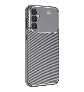 Samsung Galaxy S25 Plus Kılıf Auto Focus Karbon Kapak - Gri
