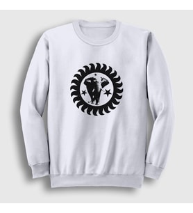 Presmono Unisex Beyaz Logo Brand New Heavies Sweatshirt 490509tt