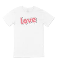 Pembe Love Yazılı Tişört