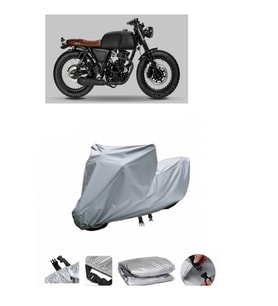 Mutt Akita 125  Gri Motosiklet Brandası ARKA ÇANTA UYUMLU DEĞİLDİR