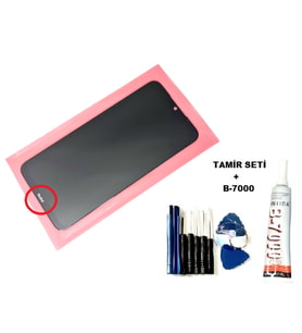 Xiaomi Redmi NOTE 8 Uyumlu Lcd Ekran Dokunmatik Servis + B-7000 + Tamir Seti SİYAH