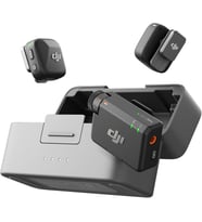 MIC Mini (2Tx + 1 Rx Şarj Kutusu), Ultra Hafif, HQ Ses, 48 Saat Kullanım, Gürültü İptali, Otomatik Limit, Kablosuz Mikrofon, Kamera/iPhone/Android, Vlog, Akış İçin