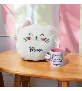 Kişiye Özel Şirin Kedi Temalı Hediye Kutusu (Özelleştirilebilir)