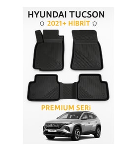 Hyundai Tucson 2021+ Hybrid Araca Özel 3D Havuzlu Paspas  Dayanıklı, Kolay Temizlik