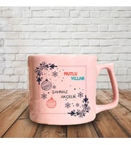 Mutlu Yıllar Lüks Kupa (Pembe)