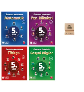 Newton 5. Sınıf Üstatların Kaleminden Matematik Fen Türkçe ve Sosyal 4lü Denemeleri + Telefon Standı