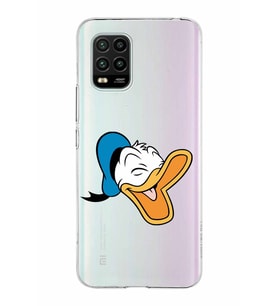 Xiaomi Mi 10 Lite Uyumlu Kapak Donald Duck Tasarımlı Şeffaf Silikon Kılıf