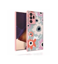 Samsung Galaxy Note 20 Ultra Uyumlu Kılıf Desenli Kamera Korumalı Parlak Zore Nora Kapak (Model 5)