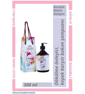 Wizard Bio+ Dökülme ve Kepek Önleyici / Keratin Biotin ve Kolajen İçeren Özel Formüllü Ultra Bakım Şampuanı