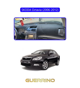 SKODA Octavia (2009-2012)TORPİDO KORUMA HALISI MAVİ KENAR