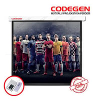 CODEGEN EX18 180x180 Motorlu Projeksiyon Perdesi