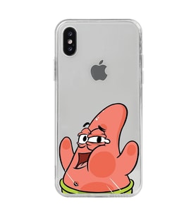 Iphone Xsmax Uyumlu Patrick Star Desenli Şeffaf Telefon Kılıfı