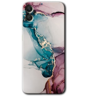 Galaxy A05 Kılıf HD Desen Baskılı Kılıf - Liquid Mermer