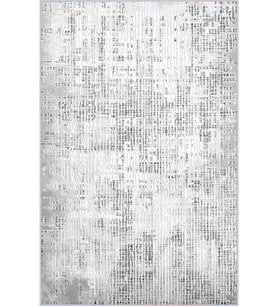 Eliana Home Baskılı, Yıkanabilir Kaymaz Taban Salon Halısı LNA1636-HT1348 100x150 cm (Gri)