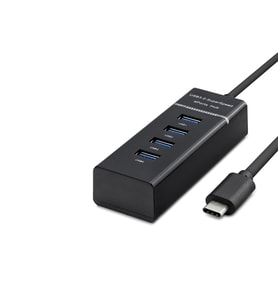 Type-C 3.0 Hub 4 Port 5 Gbps Siyah HDX7045