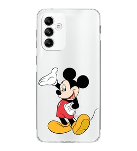 Samsung Galaxy A04s  Kamera korumalı Kapak Mickey Mouse Tasarımlı  Şeffaf Kılıf
