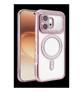 Huawei Honor 600 Joke Simli Magneticsafe Kılıf - Pembe