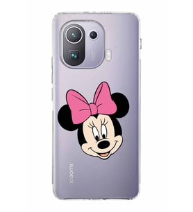 Xiaomi  Mi 11 Pro  Kamera Korumalı Kapak Minnie Mouse Tasarımlı Şeffaf  Kılıf