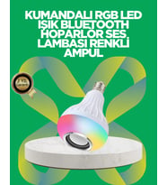Hoparlörlü Led Ampul – 12W Tasarruflu