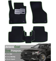 AUDİ E-TRON (2018-2024) Uyumlu EVA Paspas Tam Set–Araca Özel,Su Geçirmez,Kolay Montaj