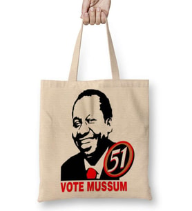 Vote Mussum Bez Çanta Uzun Saplı