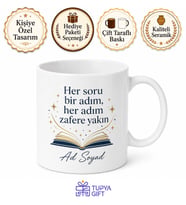 LGS Hazırlık Sınav Maratonu Başarı Kupası Ortaokul Hediye Bardak Motivasyon
